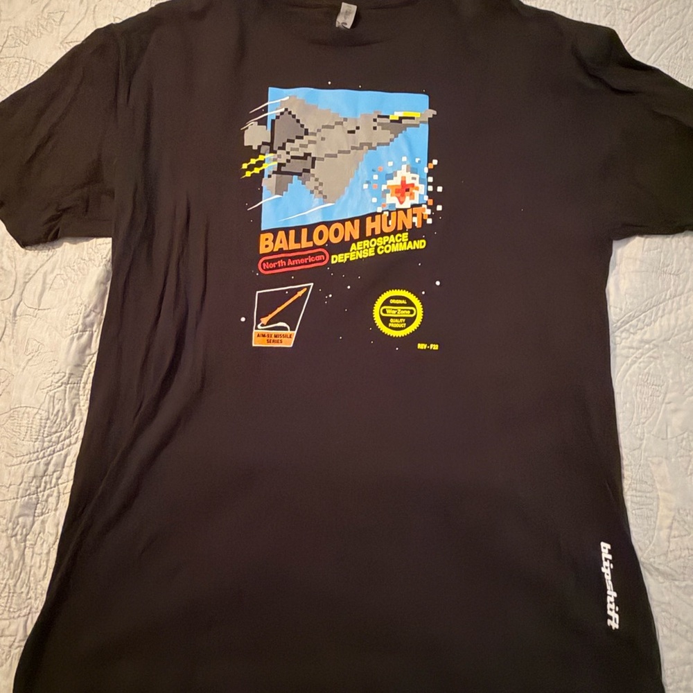 Blipshift- Black Balloon Hunt Graphic T-Shirt